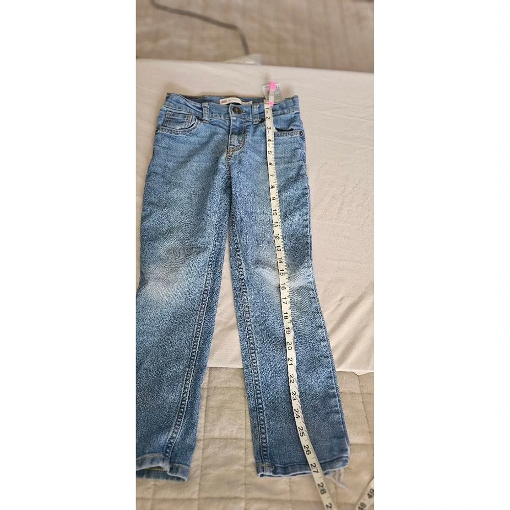 Levi's boys 502 Regular Taper Jeans Size 7 Blue